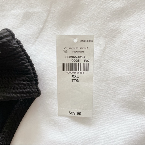 Old Navy Low-rise classic pucker bikini swim bottoms XXL black bathing suit - Picture 8 of 15